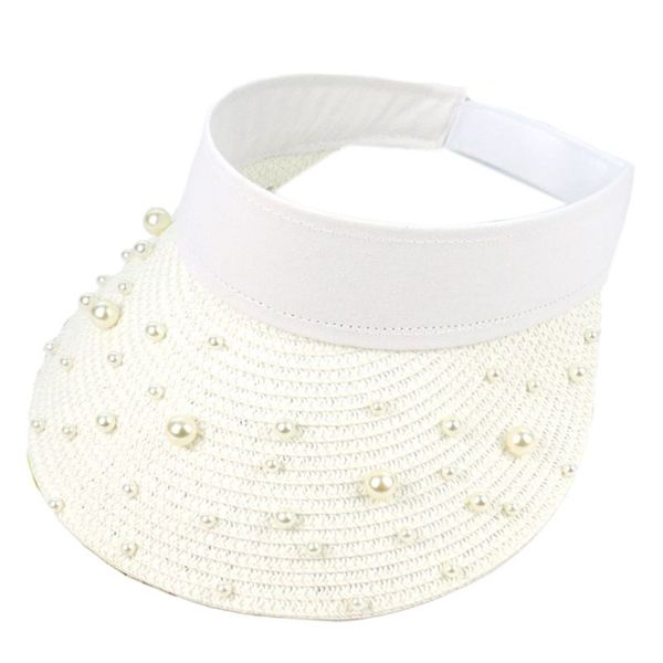 wide brim hats women sunscreen straw cap empty pearl beaded beach sun visor hat, Blue;gray
wide brim hats women sunscreen straw cap empty pearl beaded beach sun visor hat, Blue;gray