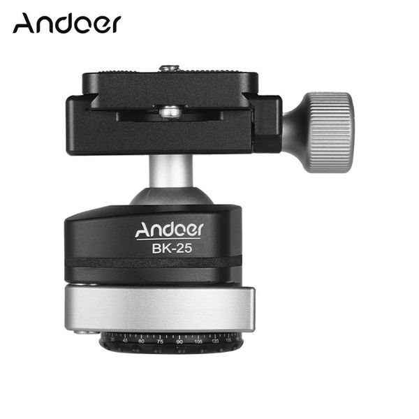 tripod heads andoer bk-25 aluminium alloy ballhead ball head mount adapter with 1/4 inch or 3/8 screw max load 15kg/33lbs
tripod heads andoer bk-25 aluminium alloy ballhead ball head mount adapter with 1/4 inch or 3/8 screw max load 15kg/33lbs