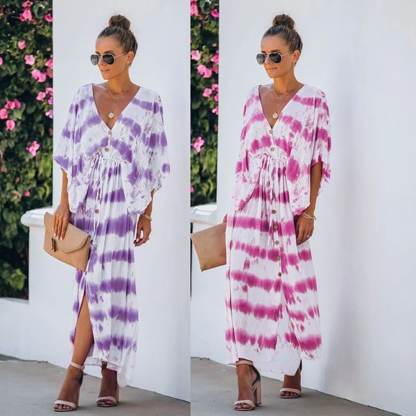 women's v-neck tie dye lace up with big swing dress lace dress at home 40xgl, Black;gray
women's v-neck tie dye lace up with big swing dress lace dress at home 40xgl, Black;gray