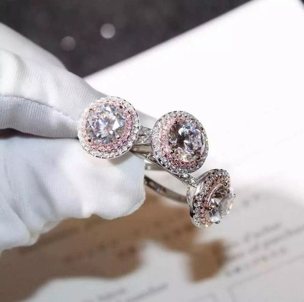 victoria wieck handmade luxury jewelry 925 sterling silver round cut pink&white sapphire cz diamond gemstones color women wedding band ring, Slivery;golden
victoria wieck handmade luxury jewelry 925 sterling silver round cut pink&white sapphire cz diamond gemstones color women wedding band ring, Slivery;golden