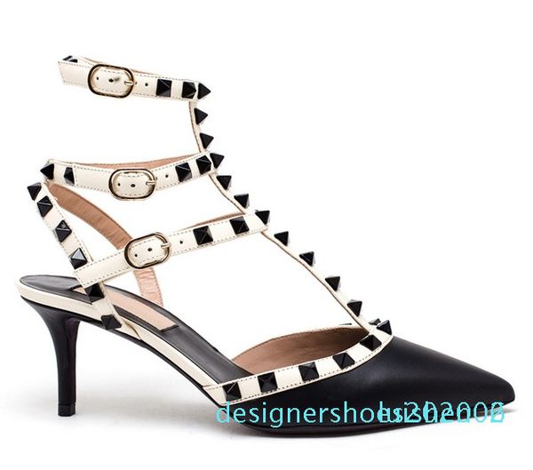 tailor made* u569 34/40 genuine leather pointy rivets heels sandals v pumps luxury designer 7.5 cm fashion shoe d06, Black
tailor made* u569 34/40 genuine leather pointy rivets heels sandals v pumps luxury designer 7.5 cm fashion shoe d06, Black