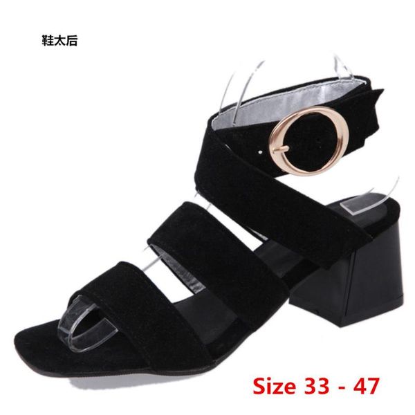summer pumps gladiator sandals shoes women high heels open toe sandal lady pump shoes small big size 33 - 47, Black
summer pumps gladiator sandals shoes women high heels open toe sandal lady pump shoes small big size 33 - 47, Black