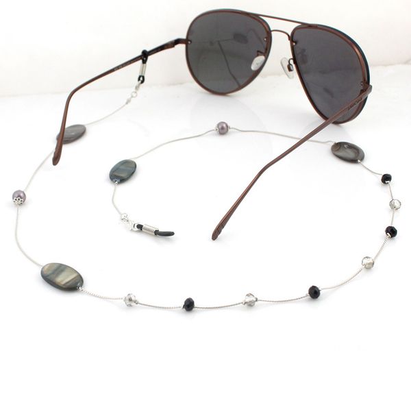 shell acrylic pearl beads link chain eyeglasses chains glasses rope holder sunglasses strap cord neck band accessories, Silver
shell acrylic pearl beads link chain eyeglasses chains glasses rope holder sunglasses strap cord neck band accessories, Silver