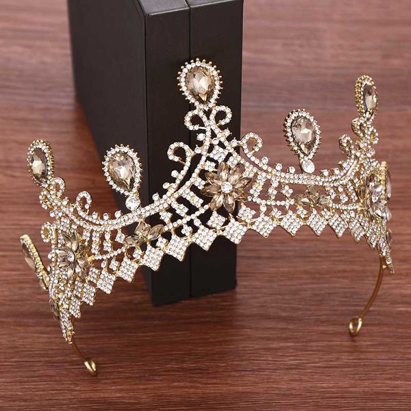 rhinestone crystal crown bride tiara wedding hair accessories princess diadem women wedding crown headband bridal headpiece, Golden;silver
rhinestone crystal crown bride tiara wedding hair accessories princess diadem women wedding crown headband bridal headpiece, Golden;silver