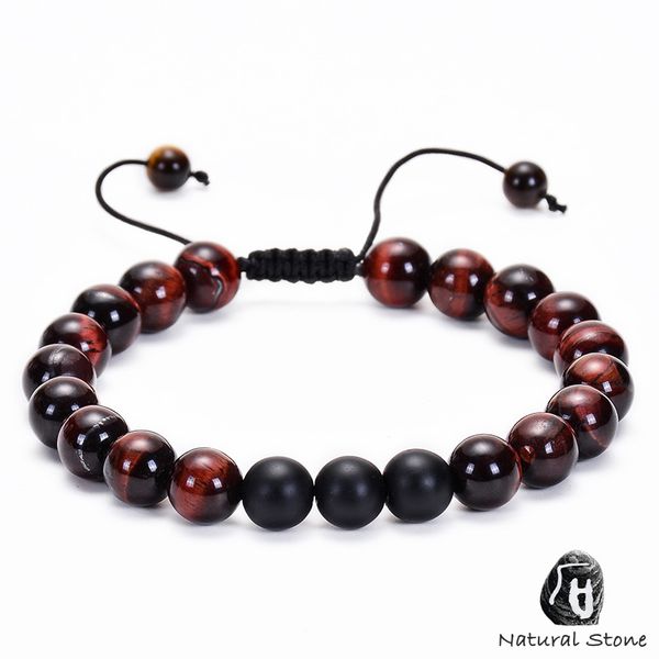 men women natural stone 8mm beads bracelet red tiger eye black matte stone bracelets braided rope bangles yoge buddha jewelry, Golden;silver
men women natural stone 8mm beads bracelet red tiger eye black matte stone bracelets braided rope bangles yoge buddha jewelry, Golden;silver