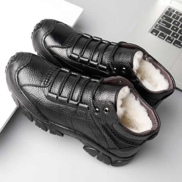 new men winter snow boots add cotton waterproof bottes pour hommes men fashion outdoor footwear zapatos de hombre sneakers, Black
new men winter snow boots add cotton waterproof bottes pour hommes men fashion outdoor footwear zapatos de hombre sneakers, Black