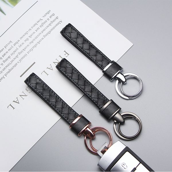 keychains high-grade hand woven leather car keychain keyring metal key ring chain men women holder for bag pendant, Silver
keychains high-grade hand woven leather car keychain keyring metal key ring chain men women holder for bag pendant, Silver