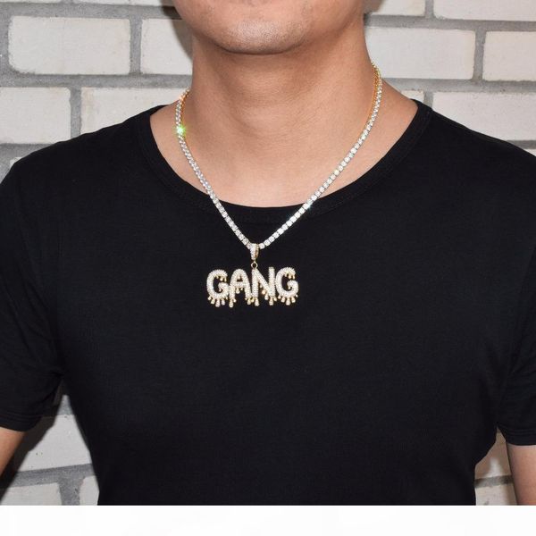 a-z custom name men's small drip letters pendants & necklaces ice out cubic zircon hip hop jewelry with 4mm tennis chain 24, Silver
a-z custom name men's small drip letters pendants & necklaces ice out cubic zircon hip hop jewelry with 4mm tennis chain 24, Silver