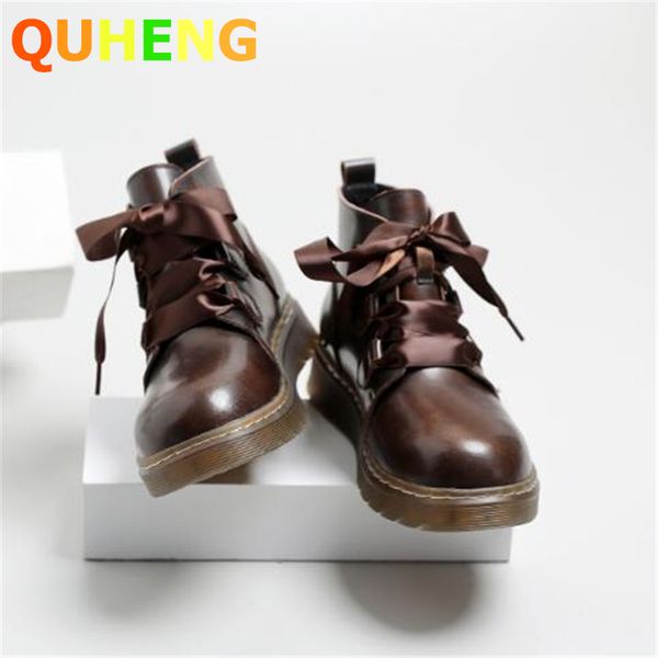 retro genuine leather women boots fashion silk lace up female boots 2020 autumn winte new woman shoe platform ankle, Black
retro genuine leather women boots fashion silk lace up female boots 2020 autumn winte new woman shoe platform ankle, Black