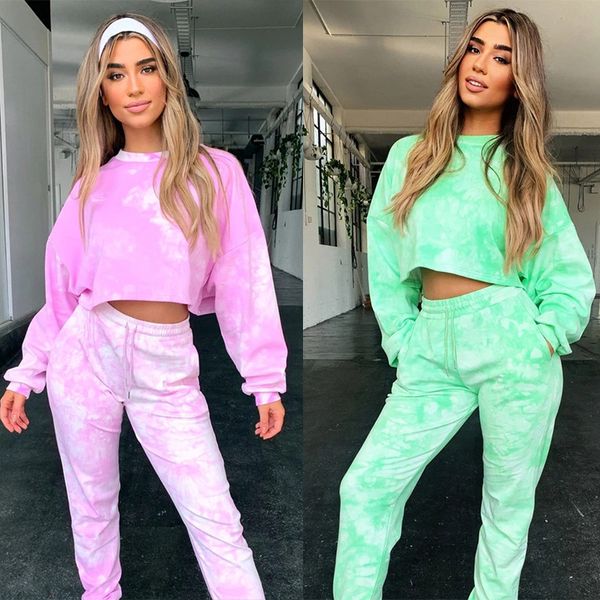 2020 designer women's clothing new short sweater women s fashion sports tie dye set dhl l1363, White
2020 designer women's clothing new short sweater women s fashion sports tie dye set dhl l1363, White