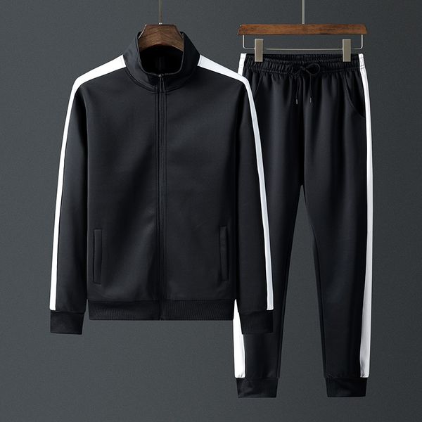 men's sportswear set spring autumn two piece sets sportsuit jacket pant sweatsuit male clothing patchwork tracksuit plus size, Gray
men's sportswear set spring autumn two piece sets sportsuit jacket pant sweatsuit male clothing patchwork tracksuit plus size, Gray