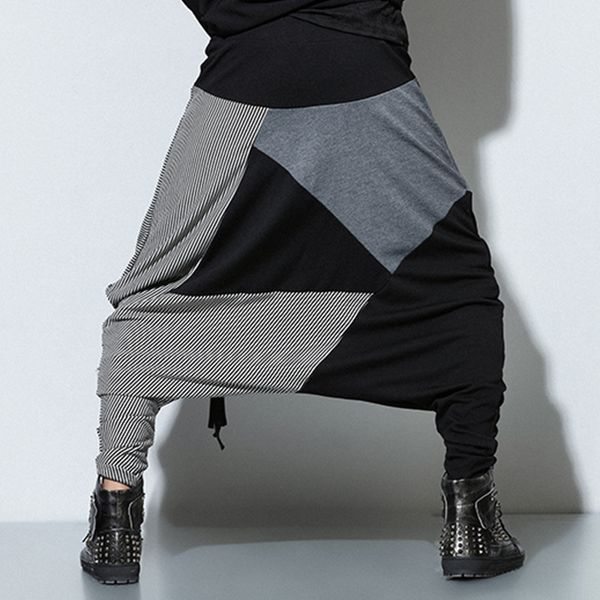 9310 street wear trousers for splicing two big crotch pants male hip-hop street influx of people, Black
9310 street wear trousers for splicing two big crotch pants male hip-hop street influx of people, Black