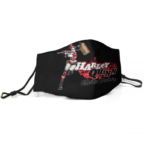 women men face mask dust mask muffle harley quinn crazy 8 coaster logo printed with adjustable ear hookbud light b, Silver
women men face mask dust mask muffle harley quinn crazy 8 coaster logo printed with adjustable ear hookbud light b, Silver