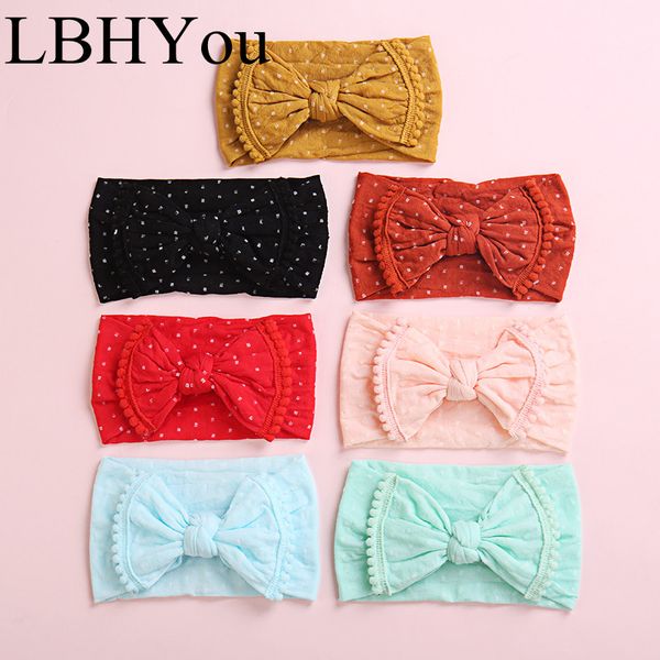 20pcs/lot newborn baby girls polka dot width nylon headbands with pompom trims soft stretchy bows turban head bands head wraps, Slivery;white
20pcs/lot newborn baby girls polka dot width nylon headbands with pompom trims soft stretchy bows turban head bands head wraps, Slivery;white
