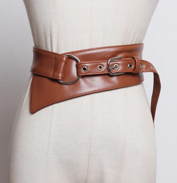 women's runway fashion pu leather cummerbunds female dress corsets waistband belts decoration wide belt r2404, Black;brown
women's runway fashion pu leather cummerbunds female dress corsets waistband belts decoration wide belt r2404, Black;brown