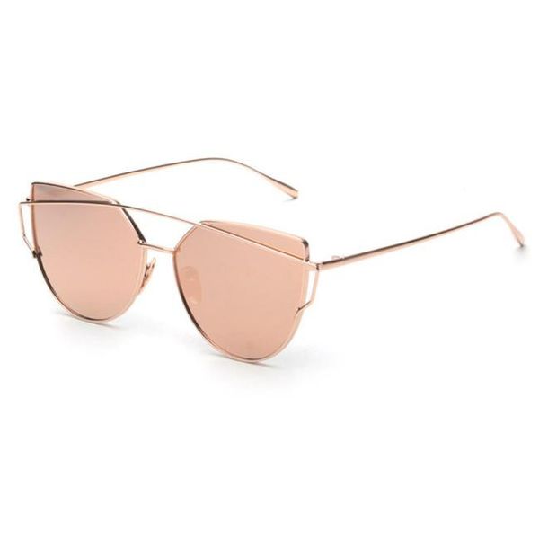 fashion twin-beams classic women metal frame mirror sunglasses cat eye glasses sunglasses rose gold, Silver
fashion twin-beams classic women metal frame mirror sunglasses cat eye glasses sunglasses rose gold, Silver