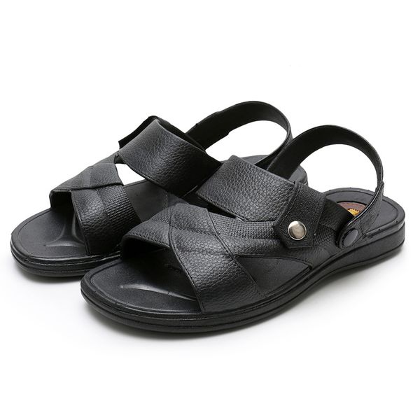 2020 new black casual men's beach solid hook hollow casual breathable flat sandals men's comfortable lightweight sandals
2020 new black casual men's beach solid hook hollow casual breathable flat sandals men's comfortable lightweight sandals