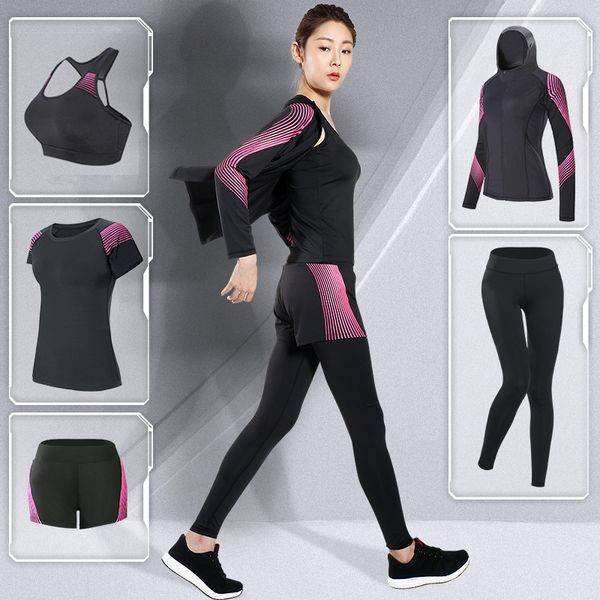 yoga outfits 5pcs/set sports suits womens printed set gym outfit running sportswear quick dry elastic outdoor fitness workout clothing, White;red
yoga outfits 5pcs/set sports suits womens printed set gym outfit running sportswear quick dry elastic outdoor fitness workout clothing, White;red