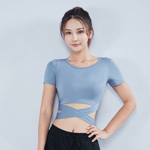yoga outfits brand 2021 women workout shirts cross straps gym tights nylon spandex sports crop for female fitness excise, White;red
yoga outfits brand 2021 women workout shirts cross straps gym tights nylon spandex sports crop for female fitness excise, White;red