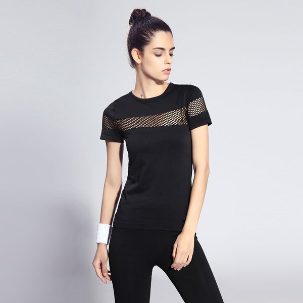 women short sleeve yoga shirts dry quick tee for yoga gym running fitness o-neck professional shirts rpa seportiva mujer, Black;blue
women short sleeve yoga shirts dry quick tee for yoga gym running fitness o-neck professional shirts rpa seportiva mujer, Black;blue
