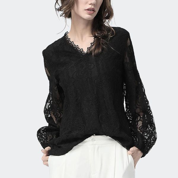 spring autumn new girl chiffon shirt fashion embroidered plus size lace elegant lantern sleeve casual women blouse blusa, White
spring autumn new girl chiffon shirt fashion embroidered plus size lace elegant lantern sleeve casual women blouse blusa, White