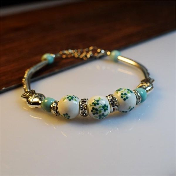 ceramic beaded bracelets women handwrist jewelry accessories alloy bracelet stainless steel jewelry decoration pulseira feminina, Black
ceramic beaded bracelets women handwrist jewelry accessories alloy bracelet stainless steel jewelry decoration pulseira feminina, Black