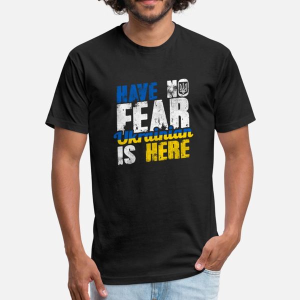 have no fear ukrainian is here t shirt men design short sleeve s-xxxl clothes famous breathable summer standard shirt
have no fear ukrainian is here t shirt men design short sleeve s-xxxl clothes famous breathable summer standard shirt