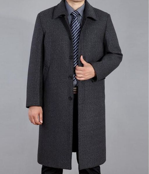m-4xl 2020 spring men's new fashion middle-aged woolen coat long section woolen coat jacket large siz, Black
m-4xl 2020 spring men's new fashion middle-aged woolen coat long section woolen coat jacket large siz, Black