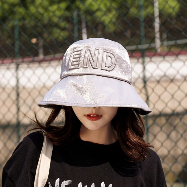 spring and summer sunshade letter embroidery hat fisherman hat british wild big hat casual cotton cap, Blue;gray
spring and summer sunshade letter embroidery hat fisherman hat british wild big hat casual cotton cap, Blue;gray