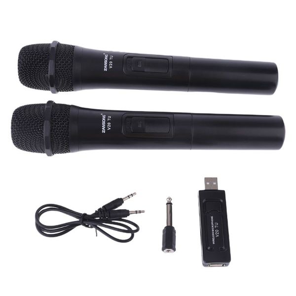 microphones uhf usb 3.5mm 6.35mm wireless microphone megaphone handheld mic with receiver for karaoke speech loudspeaker
microphones uhf usb 3.5mm 6.35mm wireless microphone megaphone handheld mic with receiver for karaoke speech loudspeaker