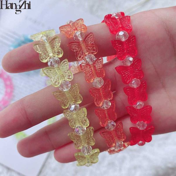 hangzhi 2020 new korean trendy natural crystal transparent colorful butterfly beading charm bracelets for women jewelry, Golden;silver
hangzhi 2020 new korean trendy natural crystal transparent colorful butterfly beading charm bracelets for women jewelry, Golden;silver