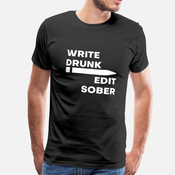 write drunk edit sober 3 t shirt men custom 100% cotton s-xxxl standard cute breathable spring cool shirt
write drunk edit sober 3 t shirt men custom 100% cotton s-xxxl standard cute breathable spring cool shirt