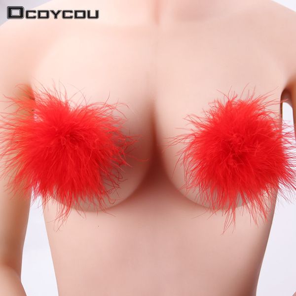 1 pairs feather women lingerie breast bra nipple cover pasties stickers petals 6 colors intimates accessories, Black;white
1 pairs feather women lingerie breast bra nipple cover pasties stickers petals 6 colors intimates accessories, Black;white