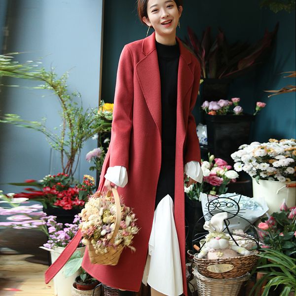 spring autumn cashmere wool coat female elegant long woolen jacket women manteau femme hiver 2020 ladies vintage blend coats 028, Black
spring autumn cashmere wool coat female elegant long woolen jacket women manteau femme hiver 2020 ladies vintage blend coats 028, Black