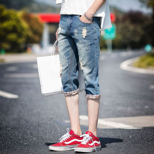 men's jeans 2021 fashion casual harem ripped hole calf length pants moustache effect flower edge teenagers capr, Blue
men's jeans 2021 fashion casual harem ripped hole calf length pants moustache effect flower edge teenagers capr, Blue