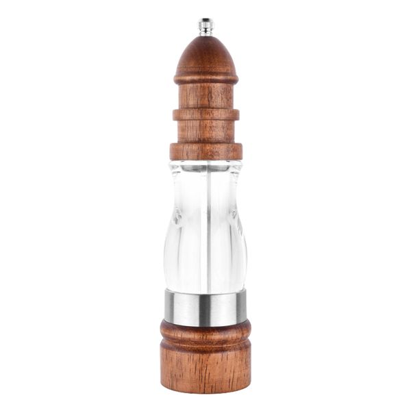 cooking pepper grinder spice adjustable coarseness visible window salt mill 
cooking pepper grinder spice adjustable coarseness visible window salt mill