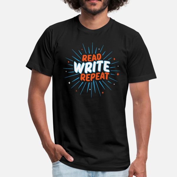 read write repeat author writer shirt t shirt men design short sleeve crew neck vintage graphic humor summer style standard shirt
read write repeat author writer shirt t shirt men design short sleeve crew neck vintage graphic humor summer style standard shirt