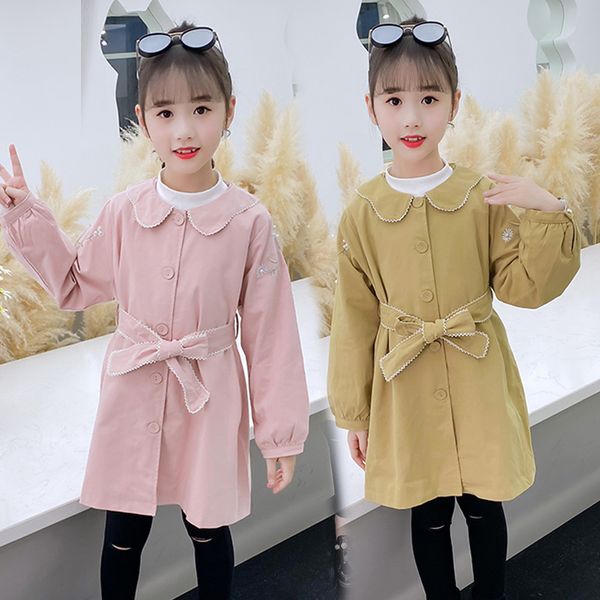 cute baby girls windbreakers autumn new fashion embroidery bow cotton kids long coats casual solid children clothes vestidos, Blue;gray
cute baby girls windbreakers autumn new fashion embroidery bow cotton kids long coats casual solid children clothes vestidos, Blue;gray