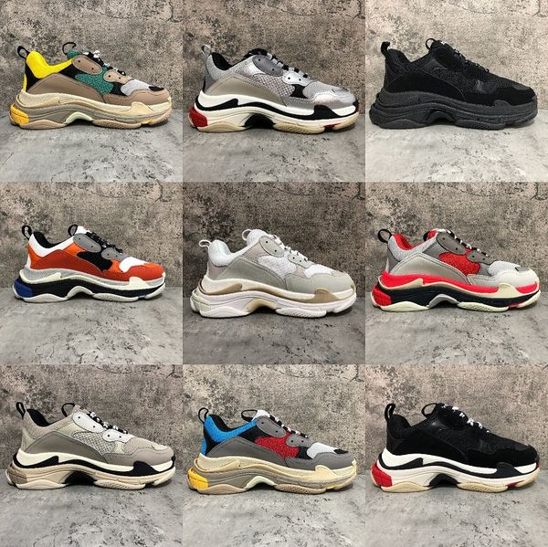 new paris triple-s white black men mens shoes black pink cream yellow red womens fashion casual shoes sneakers 
new paris triple-s white black men mens shoes black pink cream yellow red womens fashion casual shoes sneakers
