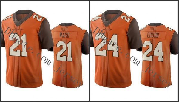cleveland browns green 24 nick chubb 21 denzel wardbrown nfl men women youth jersey, Black;red
cleveland browns green 24 nick chubb 21 denzel wardbrown nfl men women youth jersey, Black;red