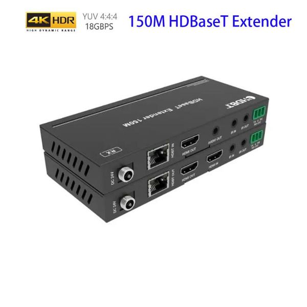 long range hdmi extender over cat6 150m/492ft hdbaset 1080p extender poc bi-directional ir supports dolby digital dts
long range hdmi extender over cat6 150m/492ft hdbaset 1080p extender poc bi-directional ir supports dolby digital dts