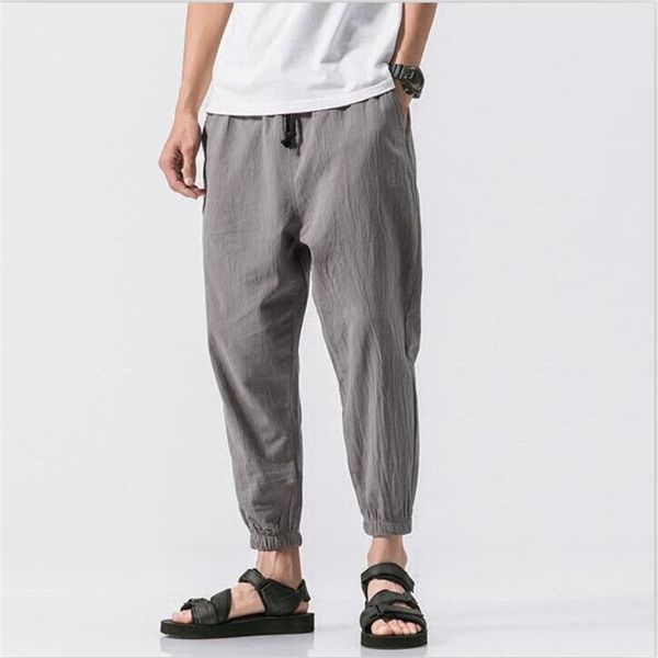 men 2020 summer ankle-length pants loose cotton linen solid harem pants casual trousers 7 color plus size men m-6xl, Black
men 2020 summer ankle-length pants loose cotton linen solid harem pants casual trousers 7 color plus size men m-6xl, Black