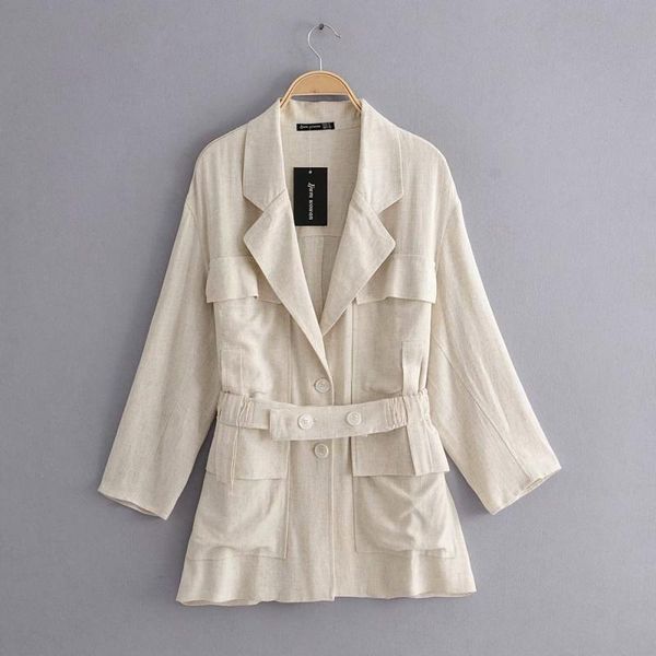 2020 clothing long sleeve new women jackets outerwear coats autumn dress wind belt belt cotton and linen suit single-breasted casual, Black;brown
2020 clothing long sleeve new women jackets outerwear coats autumn dress wind belt belt cotton and linen suit single-breasted casual, Black;brown