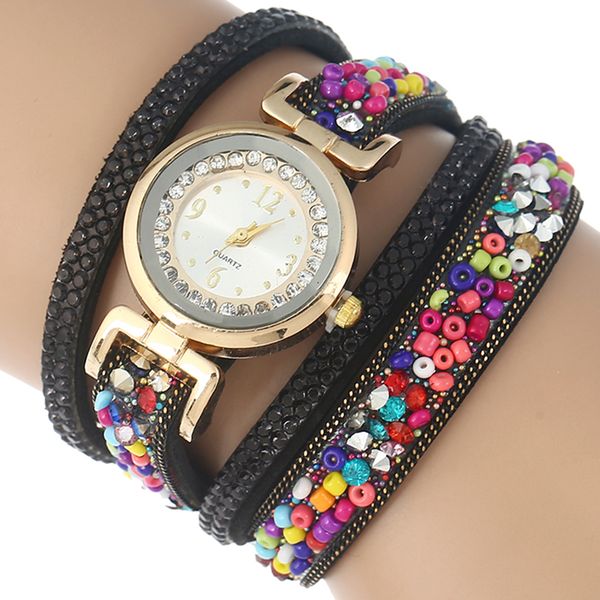 gnova platinum strap bracelet watch crystal chaquira beads golden ethnic women wristwatch fashion quartz clock para femme a873, Slivery;brown
gnova platinum strap bracelet watch crystal chaquira beads golden ethnic women wristwatch fashion quartz clock para femme a873, Slivery;brown