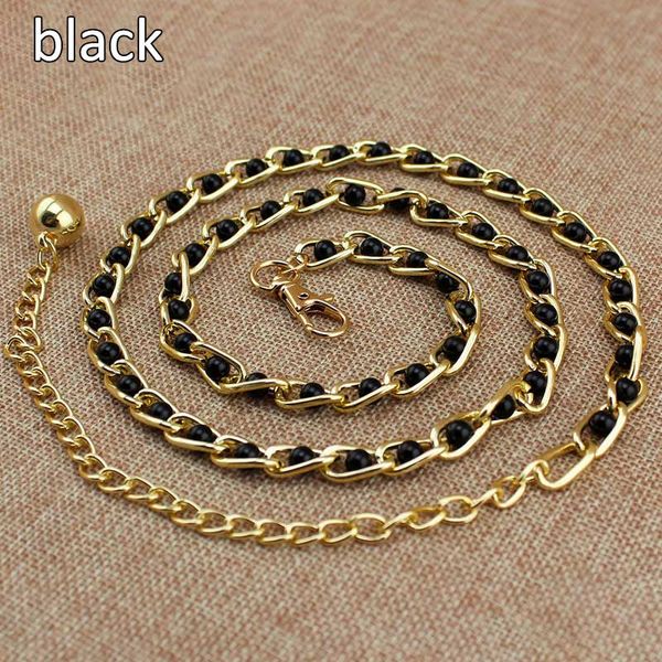 womens belt pearl waist chain metal chain belt wild thin waistband women dress decoration belts bohemian slim belt 2020, Black;brown
womens belt pearl waist chain metal chain belt wild thin waistband women dress decoration belts bohemian slim belt 2020, Black;brown
