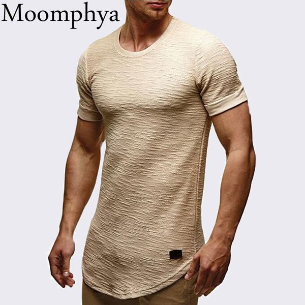 men's t-shirts moomphya stylish longline curve hem short sleeve t shirt slub jacquard hip slim fit t-shirt summer tshirt streetwear, White;black
men's t-shirts moomphya stylish longline curve hem short sleeve t shirt slub jacquard hip slim fit t-shirt summer tshirt streetwear, White;black