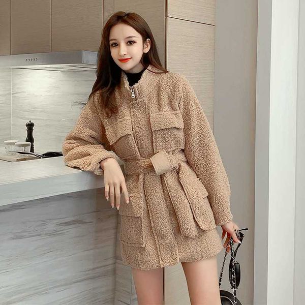 women's wool & blends plus size autumn winter woolen coat 2021 casual thick warm women belt white temperament ladies, Black
women's wool & blends plus size autumn winter woolen coat 2021 casual thick warm women belt white temperament ladies, Black