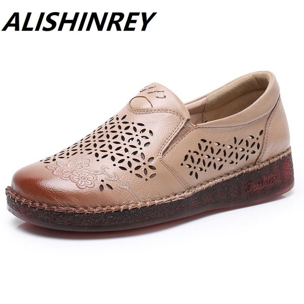 alishinrey alishinrey spring summer slip on women shoes hollow breathable genuine leather moccasins flats shoes female, Black
alishinrey alishinrey spring summer slip on women shoes hollow breathable genuine leather moccasins flats shoes female, Black