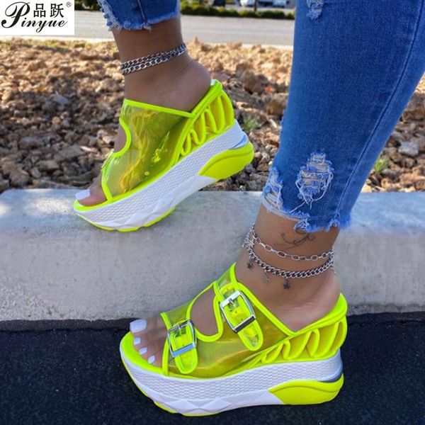 new arrival fashion summer ins high wedges sandals women casual bright colors platform beach shoes woman, Black
new arrival fashion summer ins high wedges sandals women casual bright colors platform beach shoes woman, Black