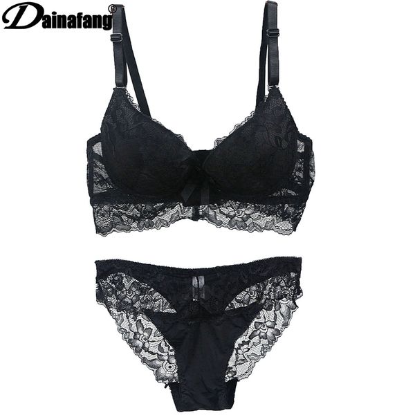 dainafang brand lace bras set gather adjustable underwear push up bra sets for womens abc cup delivery lingerie, Red;black
dainafang brand lace bras set gather adjustable underwear push up bra sets for womens abc cup delivery lingerie, Red;black